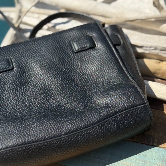 Michael Kors Hamilton Pebbled Leather Crossbody Bag – Black - Picture 2 of 8